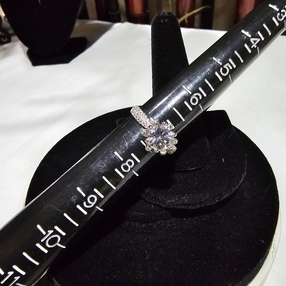 Sterling Silver Engagement Ring 💍 - Picture 7 of 16